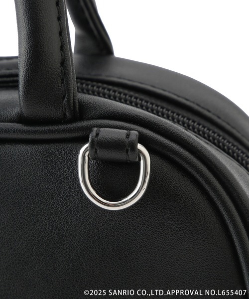 ROPE' PICNIC（ロペピクニック）の「【ROPE' PICNIC×Sanrio characters】ミニボストンショルダーバッグ（ショルダーバッグ・レディース・ブラック/キナリ・FREE）」の5枚目の写真