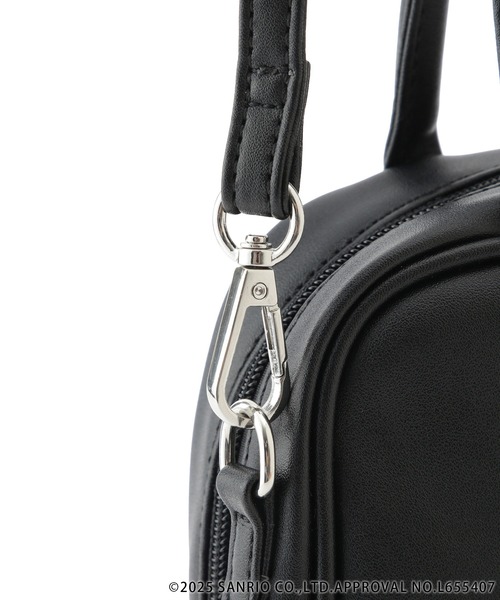 ROPE' PICNIC（ロペピクニック）の「【ROPE' PICNIC×Sanrio characters】ミニボストンショルダーバッグ（ショルダーバッグ・レディース・ブラック/キナリ・FREE）」の6枚目の写真