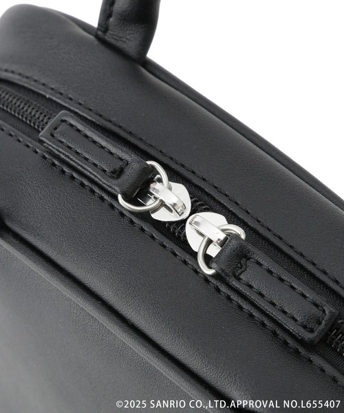 ROPE' PICNIC（ロペピクニック）の「【ROPE' PICNIC×Sanrio characters】ミニボストンショルダーバッグ（ショルダーバッグ・レディース・ブラック/キナリ・FREE）」の7枚目の写真