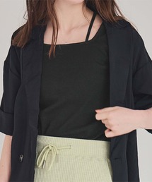 titivate | 前後2wayデザインリブタンクトップ(タンクトップ)