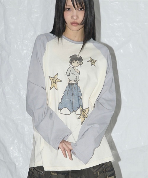tシャツ アートプリント シアースラブロンT レディース アートプリント シアースラブロンT（Tシャツ/カットソー