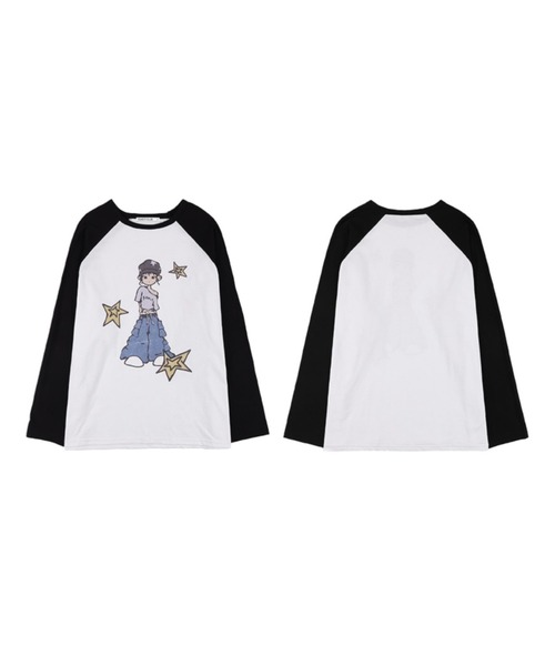 【FOGDAWN】Stardust Raglan Long Sleeve 長袖 Tシャツ FOGDAWN】Stardust Raglan Long Sleeve 長袖 Tシャツ