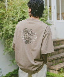 RAGEBLUE | 【wakazoo/ワカズー】コラボ/フラワーイラストプリントTシャツ(Tシャツ/カットソー)