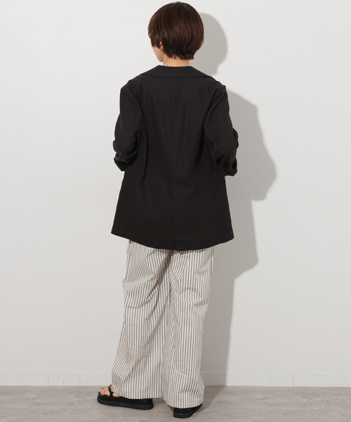 JOURNAL STANDARD relume(ジャーナルスタンダード レリューム)の「GOODIES CLUB ストライプパンツ(その他パンツ・レディース・ブルー/ブラウン/ピンク・FREE)」の8枚目の写真