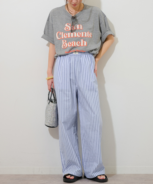 JOURNAL STANDARD relume(ジャーナルスタンダード レリューム)の「GOODIES CLUB ストライプパンツ(その他パンツ・レディース・ブルー/ブラウン/ピンク・FREE)」の13枚目の写真