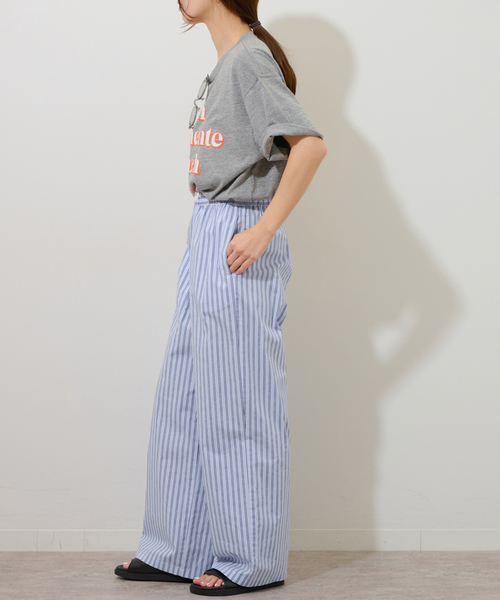 JOURNAL STANDARD relume(ジャーナルスタンダード レリューム)の「GOODIES CLUB ストライプパンツ(その他パンツ・レディース・ブルー/ブラウン/ピンク・FREE)」の14枚目の写真