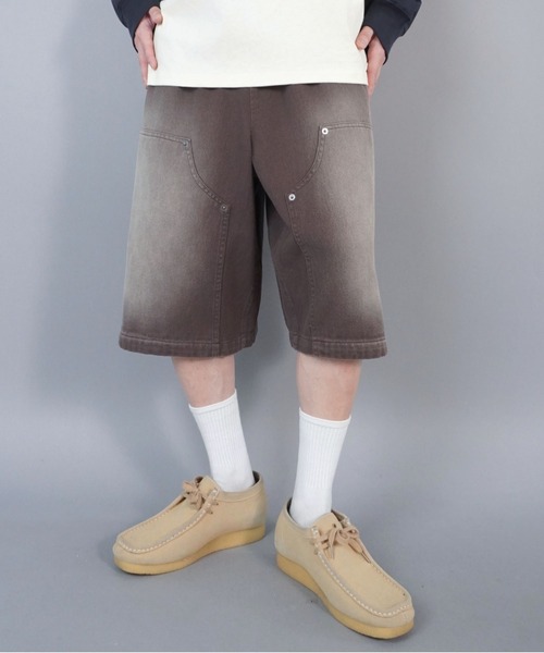 SPINNS(スピンズ)の「ヴィンテージライクダブルニーハーフパンツ/バックロゴ(その他パンツ・メンズ・ブラウン/ベージュ/ブラック・XL/L/M)」の17枚目の写真