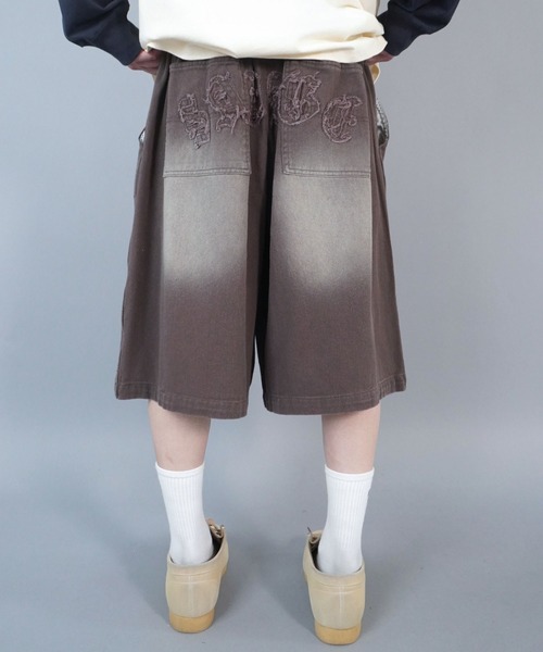 SPINNS(スピンズ)の「ヴィンテージライクダブルニーハーフパンツ/バックロゴ(その他パンツ・メンズ・ブラウン/ベージュ/ブラック・XL/L/M)」の19枚目の写真