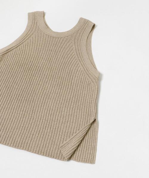 LAATO（ラート）の「ame sri knit tank（ニット/セーター・レディース・ダークグレー/キャメル・FREE）」の13枚目の写真