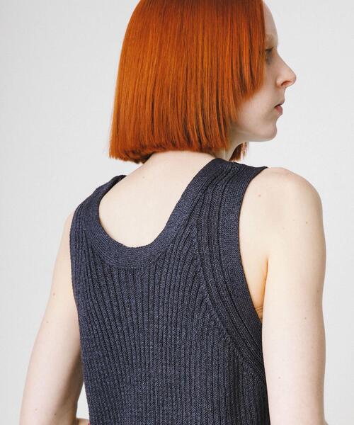 LAATO（ラート）の「ame sri knit tank（ニット/セーター・レディース・ダークグレー/キャメル・FREE）」の21枚目の写真