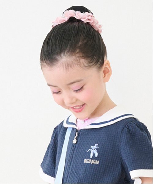 バレエ】フリルつきシニヨンネット（その他ヘアアクセサリー