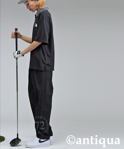 antiqua(アンティカ)の「【STCH】配色ロゴパンツ(その他パンツ・レディース・ブラック/ライトグレー・LXL/ML)」の3枚目の写真