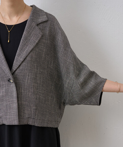 BEARDSLEY（ビアズリー）の「ハーフスリーブツイードジャケット