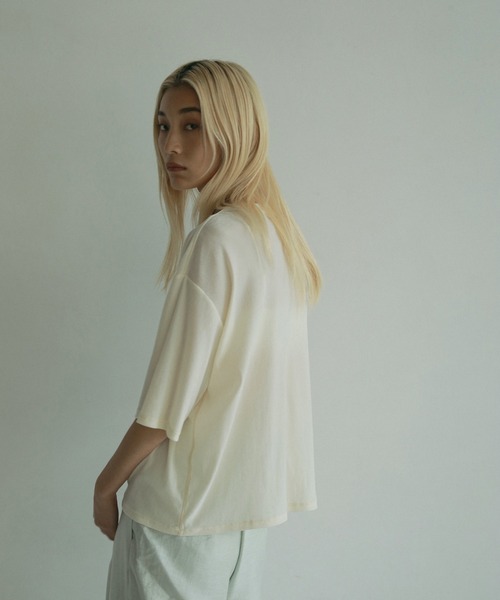 anukeアンヌークSheer Velour T-shirts セール】Sheer Velour T-shirts（Tシャツ/カットソー）｜anuke