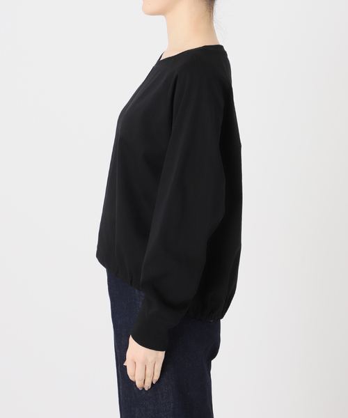 B.C STOCK(ベーセーストック)の「手洗い可 / 裾ドロストロンTEE(Tシャツ/カットソー・レディース・ホワイト/ブルー/ブラック・FREE)」の16枚目の写真