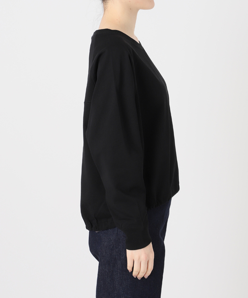 B.C STOCK(ベーセーストック)の「手洗い可 / 裾ドロストロンTEE(Tシャツ/カットソー・レディース・ホワイト/ブルー/ブラック・FREE)」の14枚目の写真