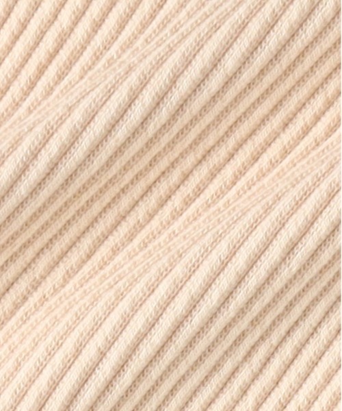HONEYSUCKLE ROSE(ハニーサックルローズ)の「HONEYSUCKLE ROSE(ハニーサックルローズ)【レディース】アシメカット長袖Tシャツ(Tシャツ/カットソー・レディース・ピンク/オフホワイト/ブラック・L/M)」の7枚目の写真