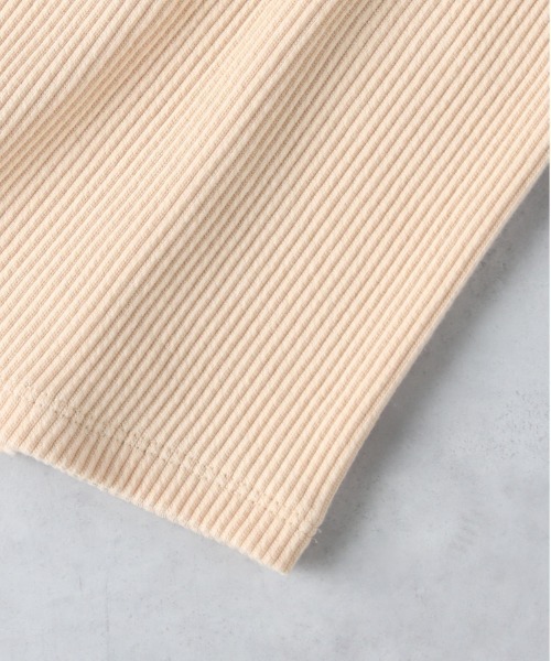 HONEYSUCKLE ROSE(ハニーサックルローズ)の「HONEYSUCKLE ROSE(ハニーサックルローズ)【レディース】アシメカット長袖Tシャツ(Tシャツ/カットソー・レディース・ピンク/オフホワイト/ブラック・L/M)」の8枚目の写真