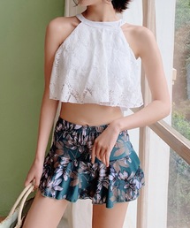 Lace Ladies（レースレディース）の「【2点セット】ハイネック レース フレア バラエティ スイムウエア（水着・レディース）」