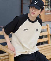 WEGO/ワッフルラグランT