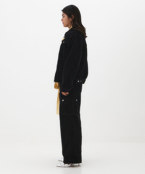 BEEDEN(ビーデン)の「CORDUROY CARGO PANTS(カーゴパンツ・レディース・ブラック/ブラウン・SMALL/MEDIUM)」の12枚目の写真