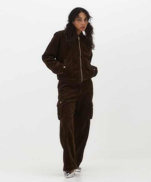 BEEDEN(ビーデン)の「CORDUROY CARGO PANTS(カーゴパンツ・レディース・ブラック/ブラウン・SMALL/MEDIUM)」の21枚目の写真
