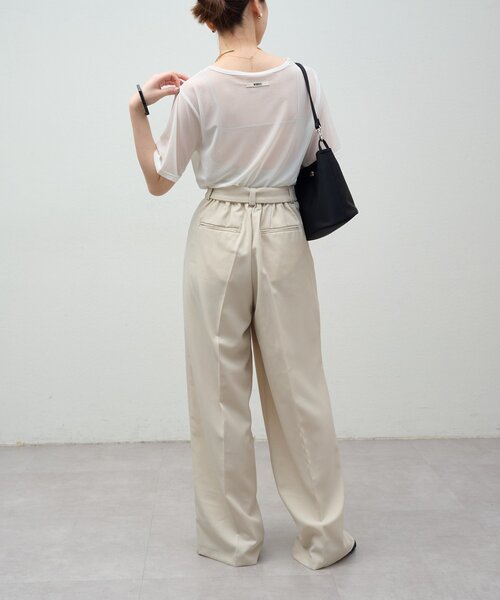 Omekashi(オメカシ)の「NUDEDチュールT(Tシャツ/カットソー・レディース・ブラック/ブラウン/アイボリー/オフホワイト/ホワイト系その他・FREE)」の8枚目の写真