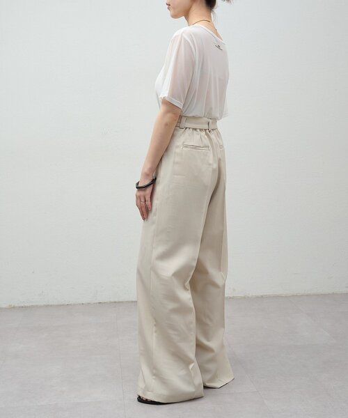 Omekashi(オメカシ)の「NUDEDチュールT(Tシャツ/カットソー・レディース・ブラック/ブラウン/アイボリー/オフホワイト/ホワイト系その他・FREE)」の7枚目の写真