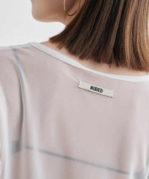 NUDEDチュールT（Tシャツ/カットソー）｜Omekashi（オメカシ）の