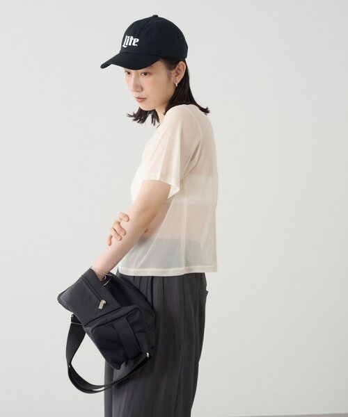 Omekashi NUDEDチュールT ブラック NUDEDチュールT（Tシャツ/カットソー）｜Omekashi（オメカシ）の