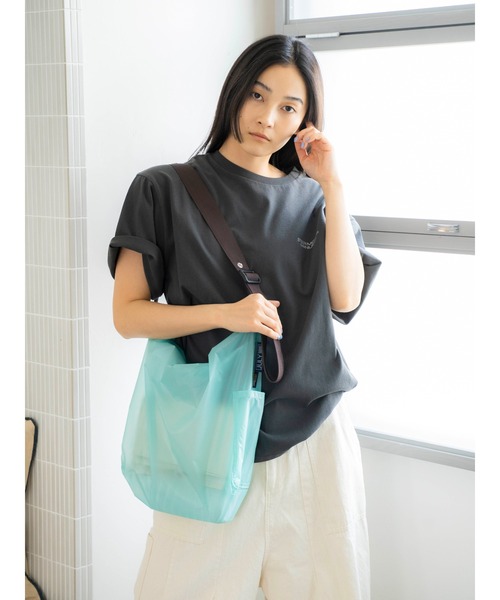 JULY NINE（ジュライナイン）の「JULY NINE別注 ショルダーバッグ（ショルダーバッグ・レディース・ターコイズブルー/ベージュ・FREE）」の2枚目の写真