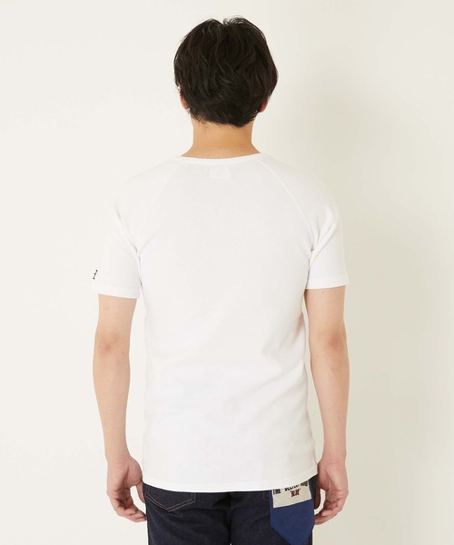 HOLLYWOOD RANCH MARKET(ハリウッドランチマーケット)の「ストレッチフライス ショートスリーブ Tシャツ(Tシャツ/カットソー・メンズ・ブラック/ホワイト/ダークネイビー/ナチュラル/グレー/チャコール/ブルー/ワイン・SMALL/MEDIUM/LARGE/X-LARGE)」の20枚目の写真