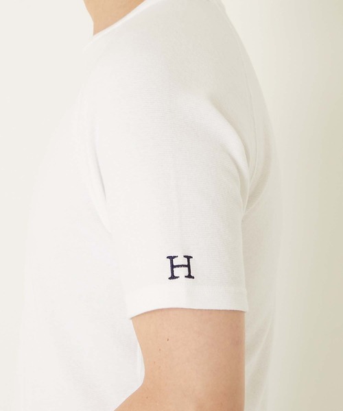 HOLLYWOOD RANCH MARKET(ハリウッドランチマーケット)の「ストレッチフライス ショートスリーブ Tシャツ(Tシャツ/カットソー・メンズ・ブラック/ホワイト/ダークネイビー/ナチュラル/グレー/チャコール/ブルー/ワイン・SMALL/MEDIUM/LARGE/X-LARGE)」の17枚目の写真