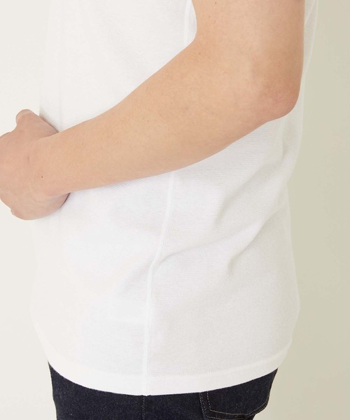 HOLLYWOOD RANCH MARKET(ハリウッドランチマーケット)の「ストレッチフライス ショートスリーブ Tシャツ(Tシャツ/カットソー・メンズ・ブラック/ホワイト/ダークネイビー/ナチュラル/グレー/チャコール/ブルー/ワイン・SMALL/MEDIUM/LARGE/X-LARGE)」の14枚目の写真