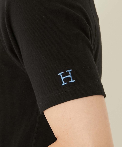 HOLLYWOOD RANCH MARKET(ハリウッドランチマーケット)の「ストレッチフライス ショートスリーブ Tシャツ(Tシャツ/カットソー・メンズ・ブラック/ホワイト/ダークネイビー/ナチュラル/グレー/チャコール/ブルー/ワイン・SMALL/MEDIUM/LARGE/X-LARGE)」の15枚目の写真