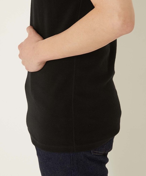 HOLLYWOOD RANCH MARKET(ハリウッドランチマーケット)の「ストレッチフライス ショートスリーブ Tシャツ(Tシャツ/カットソー・メンズ・ブラック/ホワイト/ダークネイビー/ナチュラル/グレー/チャコール/ブルー/ワイン・SMALL/MEDIUM/LARGE/X-LARGE)」の16枚目の写真