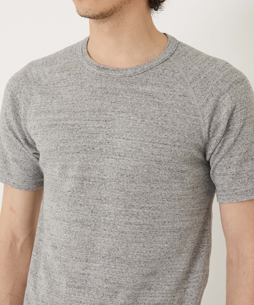 HOLLYWOOD RANCH MARKET(ハリウッドランチマーケット)の「ストレッチフライス ショートスリーブ Tシャツ(Tシャツ/カットソー・メンズ・ブラック/ホワイト/ダークネイビー/ナチュラル/グレー/チャコール/ブルー/ワイン・SMALL/MEDIUM/LARGE/X-LARGE)」の11枚目の写真