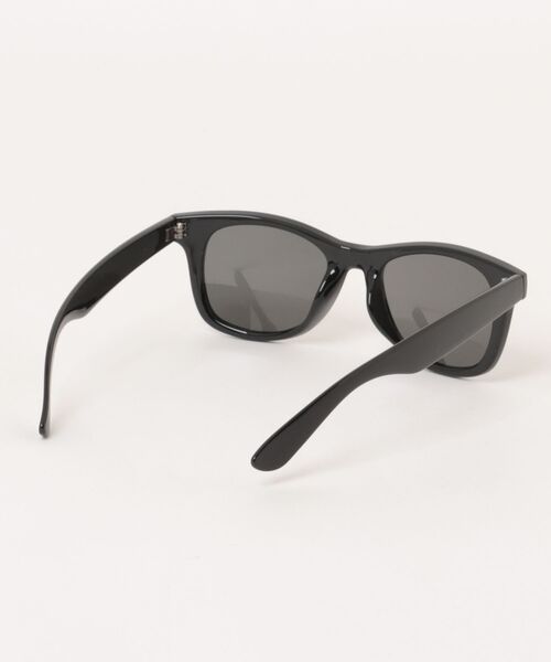 NEW ERA(ニューエラ)の「NEW ERA/ニューエラ サングラス ウェリントン スクエアレンズ シャイニーブラックフレーム グレーポラライズドレンズ 14518154(サングラス・メンズ・ブラック×グレー・FREE)」の3枚目の写真