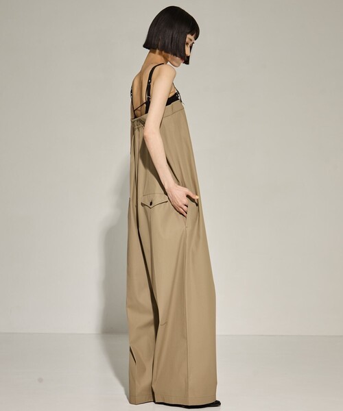 TOGA PULLA/トーガプルラ】High twist twill jumpsuit/ハイ