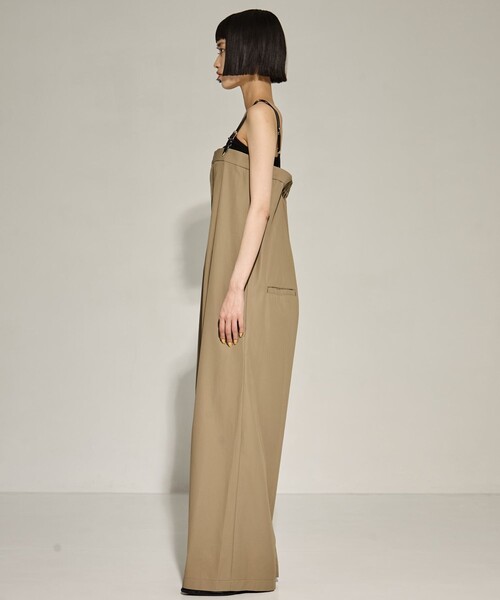 TOGA PULLA/トーガプルラ】High twist twill jumpsuit/ハイ