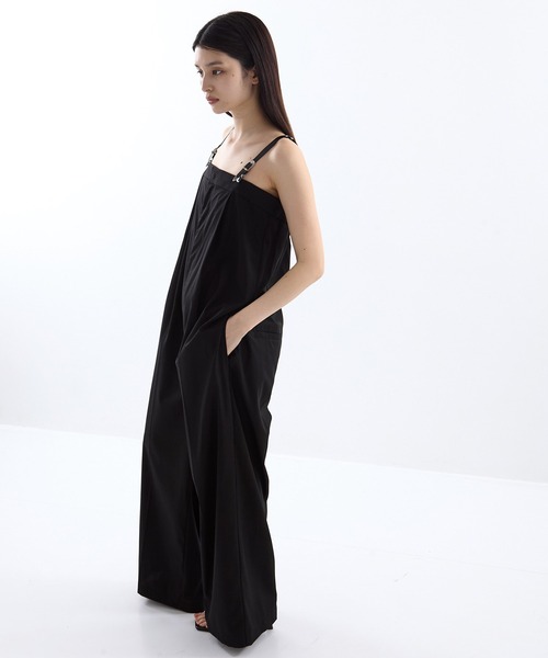 TOGA PULLA/トーガプルラ】High twist twill jumpsuit/ハイ