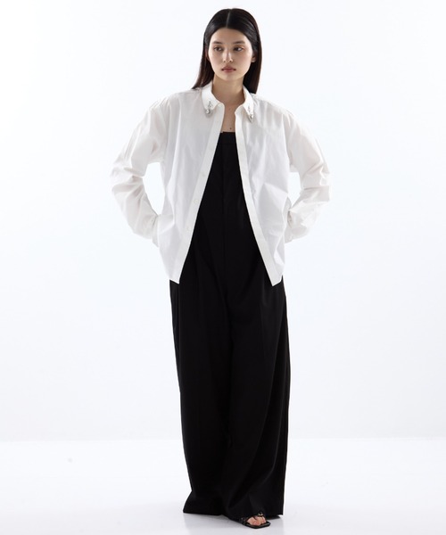 TOGA PULLA/トーガプルラ】High twist twill jumpsuit/ハイ