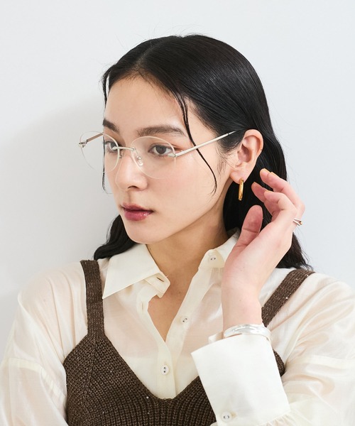 VIS(ビス)の「リムレスファッショングラス(メガネ・レディース・その他・FREE)」の1枚目の写真