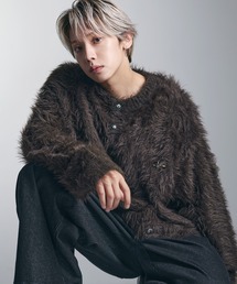 MSG（エムエスジー）の「ワンポイントフェザーカーディガン【UNISEX】（カーディガン/ボレロ）」