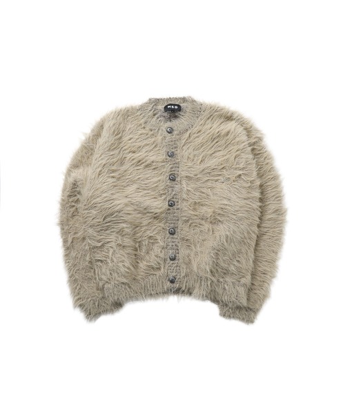 MSG（エムエスジー）の「ワンポイントフェザーカーディガン【UNISEX】（カーディガン/ボレロ・メンズ・グレー/ブラウン/ブラック/ベージュ/ブルー/グリーン・S/M/L/XL）」の18枚目の写真