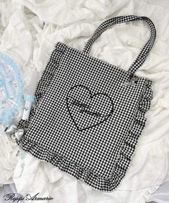 OUAT トートバッグ OUAT/オーユーエーティー/GINGHAM OFFICE BAG（トートバッグ