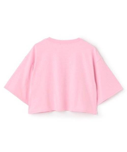 by LOVEiT（バイラビット）の「ドロストワイドTシャツ（Tシャツ/カットソー・キッズ・グレー系/オフホワイト/ピンク・150cm/160cm/120cm/140cm/130cm）」の4枚目の写真