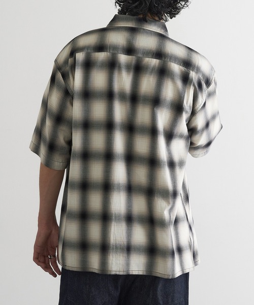MAGASIN DE MODE Brew(マガジンデモードブリュー)の「【MAGASIN DE MODE Brew】シャツ+Tシャツ 2点セット オンブレチェック半袖アンサンブルシャツ / MNY(Tシャツ/カットソー・メンズ・ホワイト系1/ブラック系1/グレー系1・M/L/2L)」の16枚目の写真
