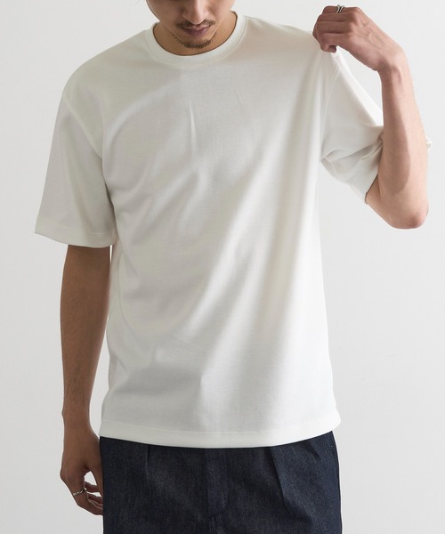MAGASIN DE MODE Brew(マガジンデモードブリュー)の「【MAGASIN DE MODE Brew】シャツ+Tシャツ 2点セット オンブレチェック半袖アンサンブルシャツ / MNY(Tシャツ/カットソー・メンズ・ホワイト系1/ブラック系1/グレー系1・M/L/2L)」の12枚目の写真