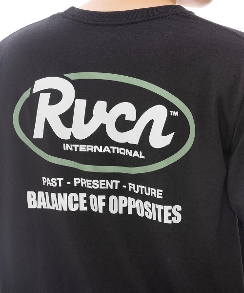 RVCA(ルーカ)の「【RVCA/ルーカ】25SS RANCH SCRIPT SS/バックプリントオーバルロゴ半袖Tシャツ(Tシャツ/カットソー・メンズ・ホワイト/ブラック・SMALL/MEDIUM/LARGE)」の1枚目の写真